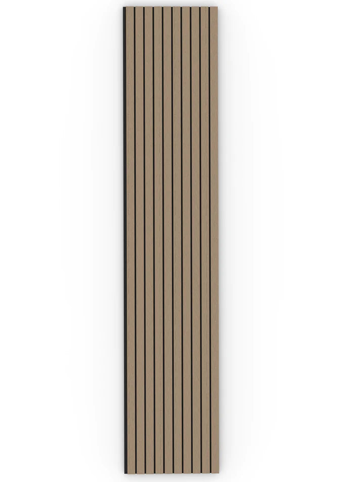 Acoustic Wood Wall Panel Wide Slat Series 2 2400 x 600mm