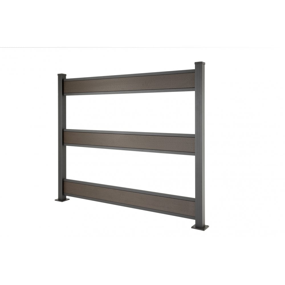 SAiGE Three Board Ranch Style Fence for Baseplate