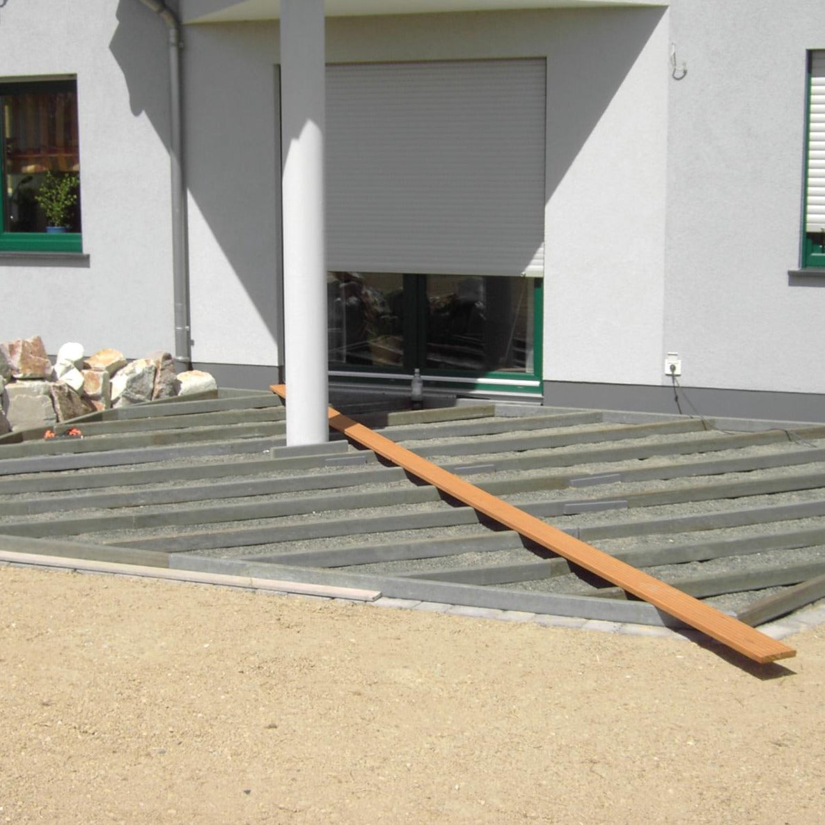 100% Recycled Plastic Board/Rail/Batten 25mm x 50mm x 3000mm