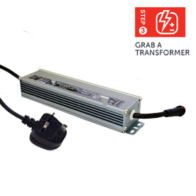 ELLUMIÈRE 12V Low Voltage Outdoor Fully Waterproof Transformer - 100W