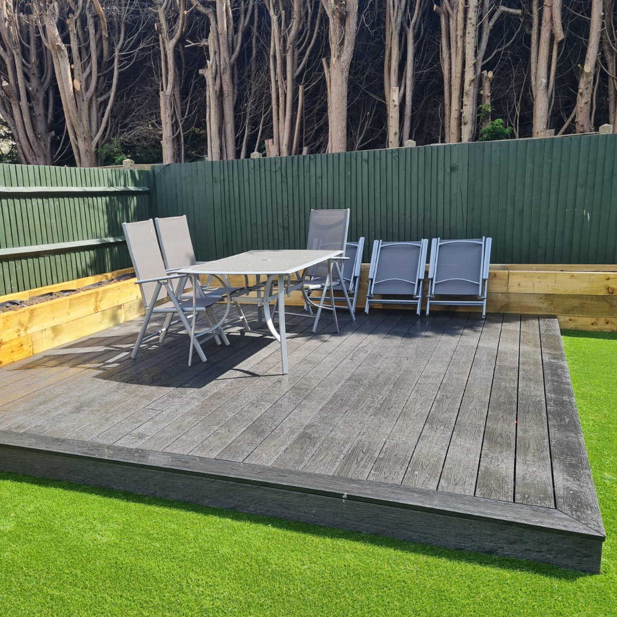 Woodgrain Composite Decking 4.8m boards