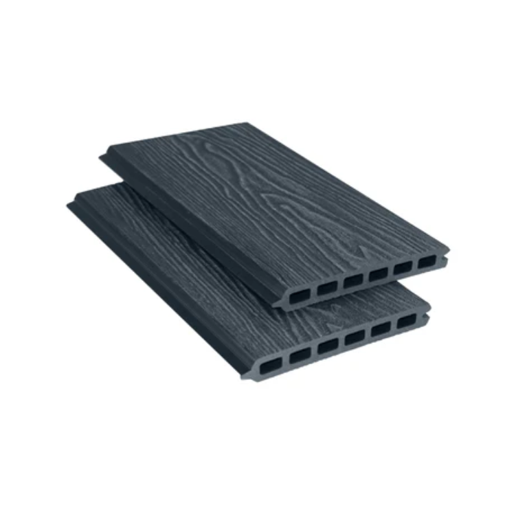 Anthracite Woodgrain Fencing Slat