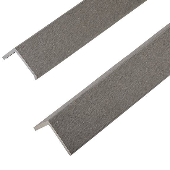 2.2m Stone Grey Corner Trim