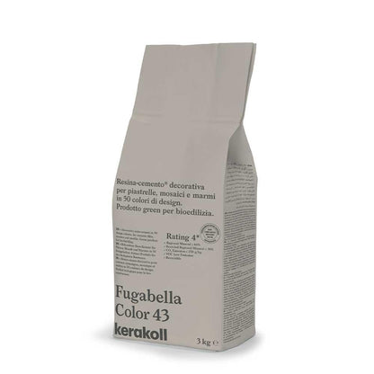 Kerakoll Fugabella Colour Resin-Cement High Flexibility Rapid Wall & Floor Grout 3kg
