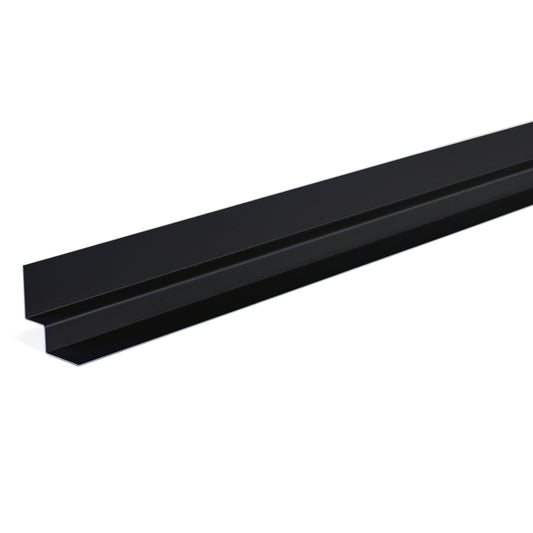 Black 3m Fibre Cement Click Cladding Internal Corner Trim