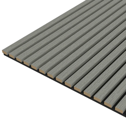 Acoustic Wood Wall Panel Thin Slat Series 1 - 2400 x 600mm