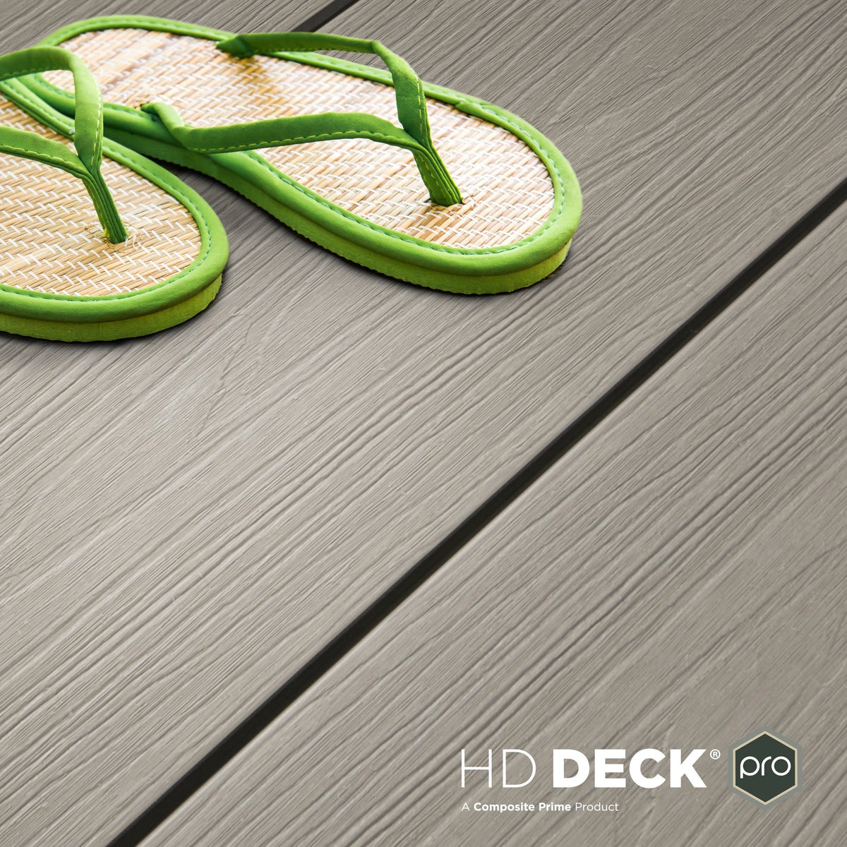 HD Deck Pro Premium Extra Wide Composite Decking Champagne/Oyster ...