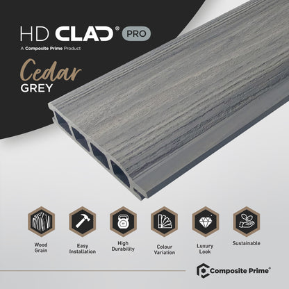 HD Clad Pro Cedar Grey
