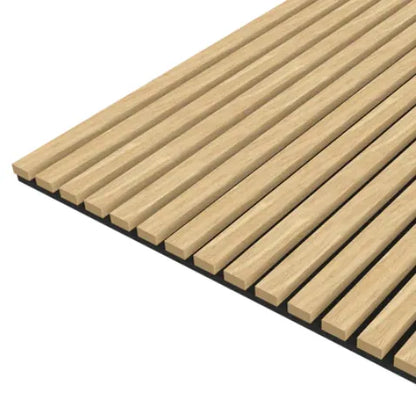 Acoustic Wood Wall Panel Thin Slat Series 1 - 3000 x 600mm