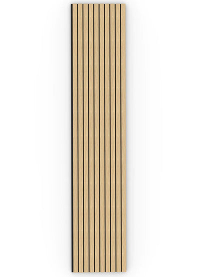 Acoustic Wood Wall Panel Wide Slat Series 2  2400 x 600mm
