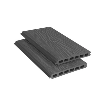 Silver Woodgrain Fencing Slat