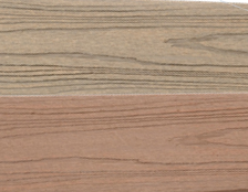 Teak/Walnut Reversible SAiGE Traditional Decking (26 Boards Only - Approximately 13 Sqm)