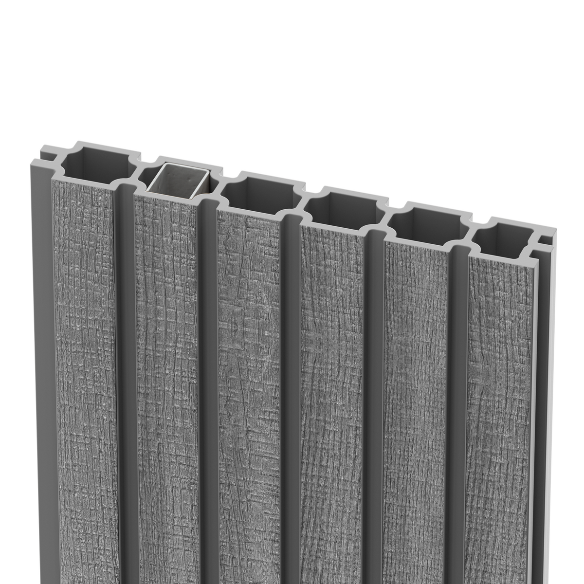 DuraPost URBAN® 6FT SLATTED COMPOSITE BOARDS (PACK OF 1) | LIGHT GREY | FSC Mix 70% - INT-COC-002825