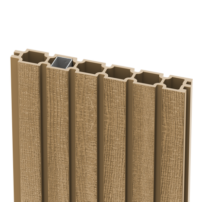 DuraPost URBAN® 6FT SLATTED COMPOSITE BOARDS (PACK OF 1) | NATURAL | FSC Mix 70% - INT-COC-002825