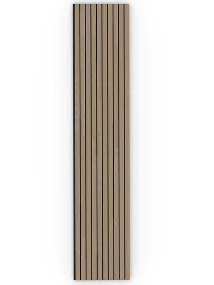 Acoustic Wood Wall Panel Wide Slat Series 2  2400 x 600mm