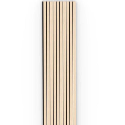 Acoustic Wood Wall Panel Wide Slat Series 2  2400 x 600mm