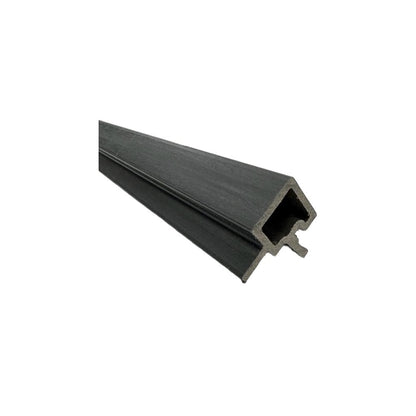 Charcoal Slatted Wall Cladding 3.6m £41.99, Matching Trim £18.00, External & Internal Corner £29.00