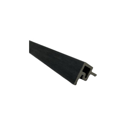 Charcoal Slatted Wall Cladding 3.6m £41.99, Matching Trim £18.00, External & Internal Corner £29.00