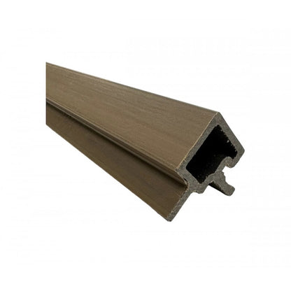 Golden Oak Slatted Wall Cladding 3.6m £41.99, Matching Trim £18.00, External & Internal Corner £29.99