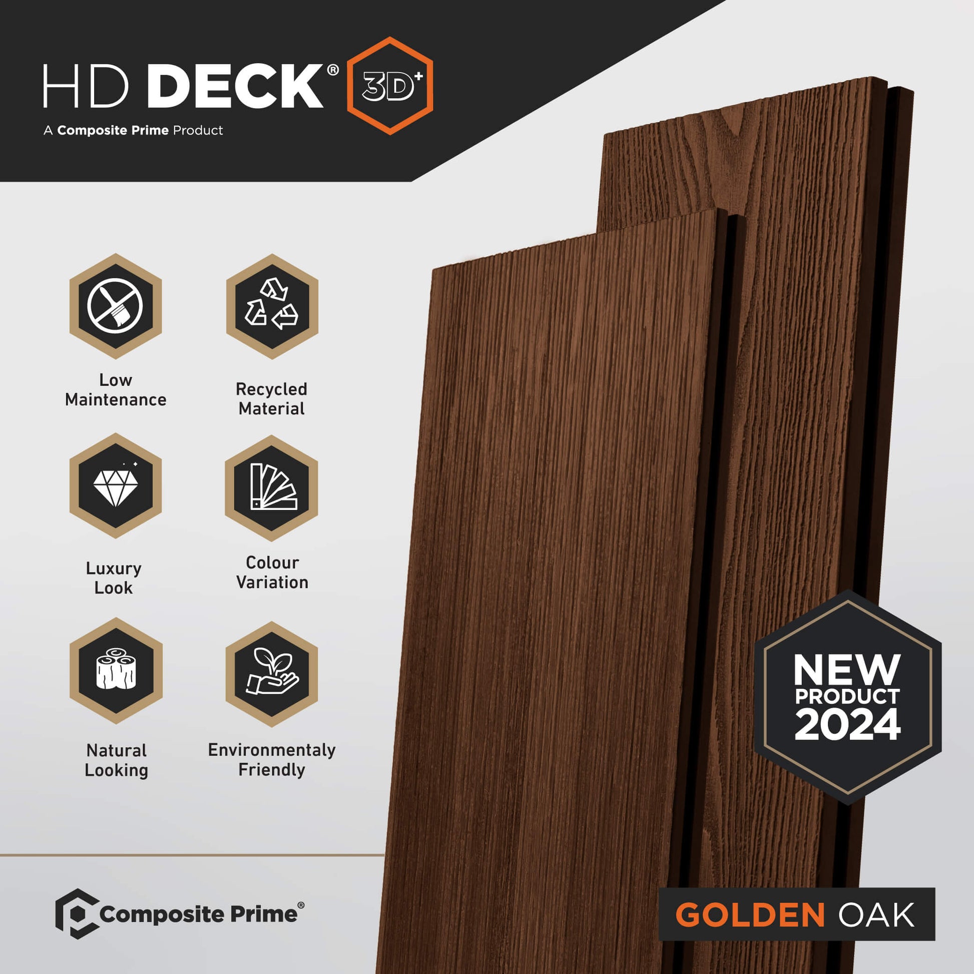 HD 3D Golden Oak