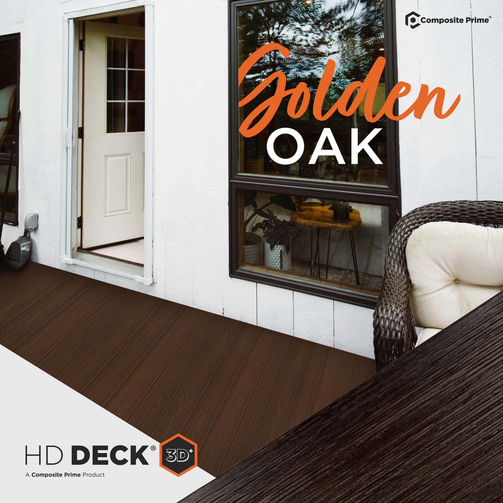 HD Deck 3D Golden Oak