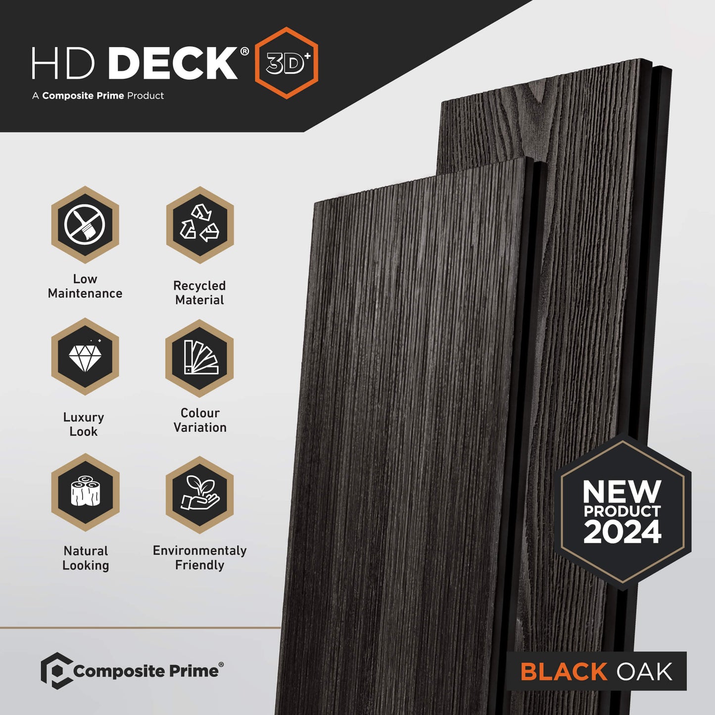 HD 3D Black Oak