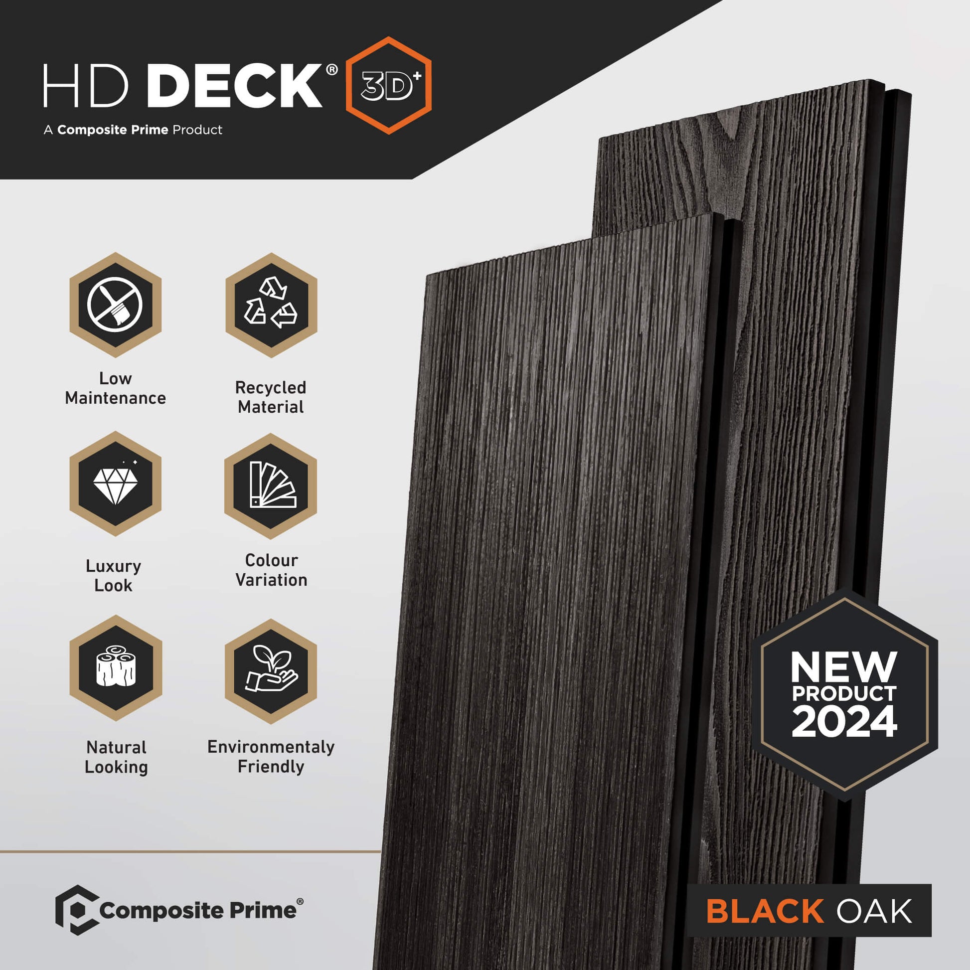 HD 3D Black Oak