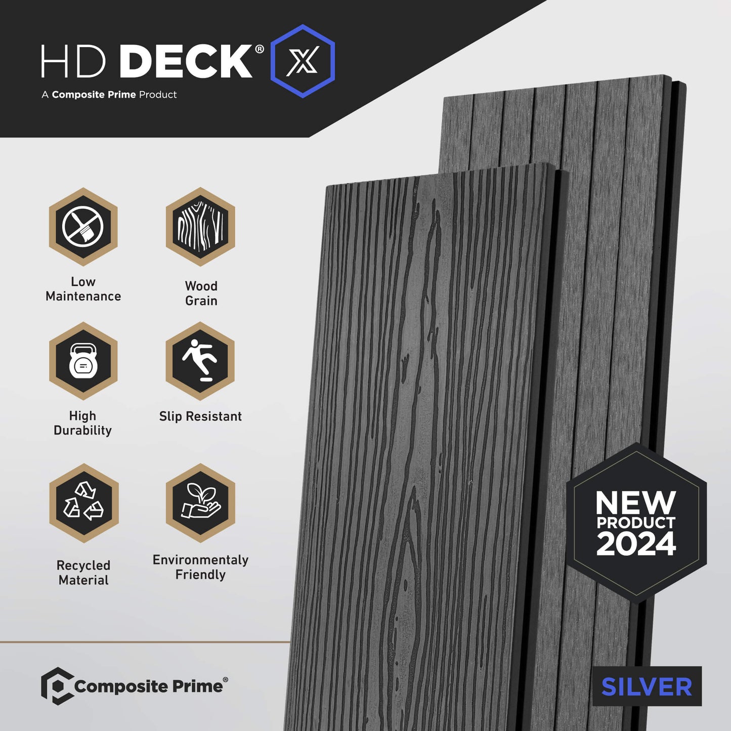 HD Deck X Silver