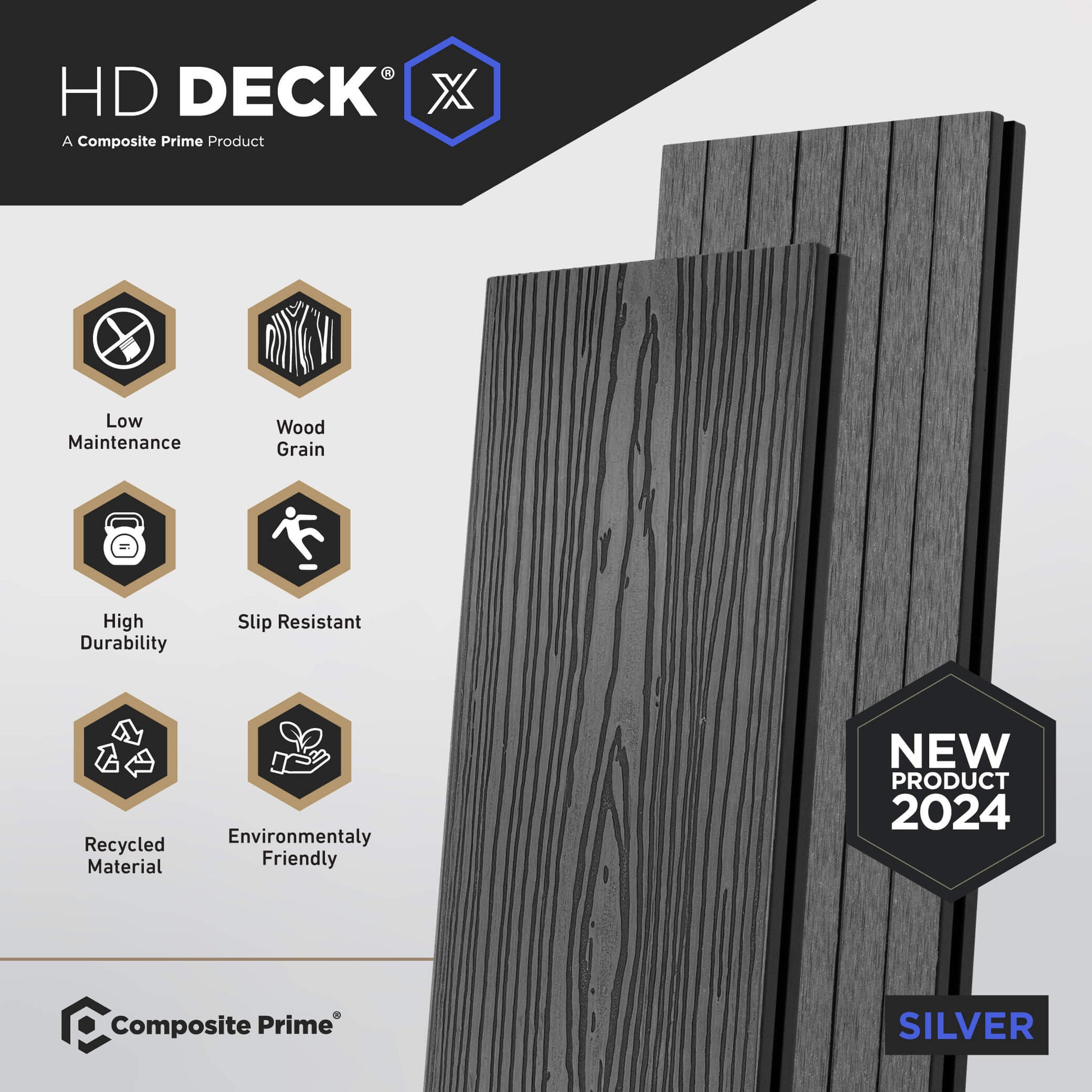 HD Deck X Silver
