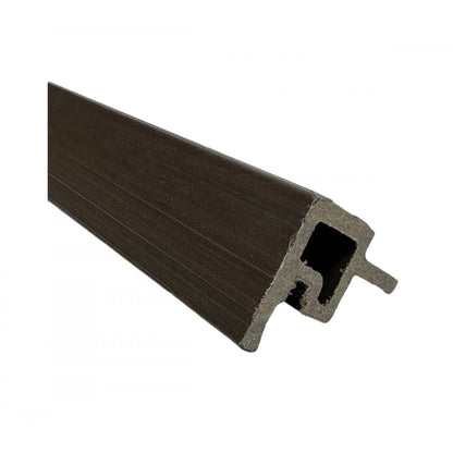 Red Brown Slatted Wall Cladding 3.6m £41.99, Matching Trim £18.00, External & Internal Corner £29.99
