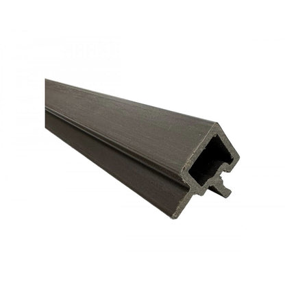 Red Brown Slatted Wall Cladding 3.6m £41.99, Matching Trim £18.00, External & Internal Corner £29.99