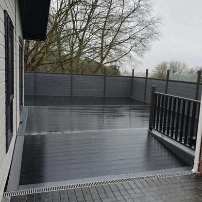 SAiGE Solid Fences - 1.8m High x 1.73 Wide between posts - 12 Boards (into Concrete)