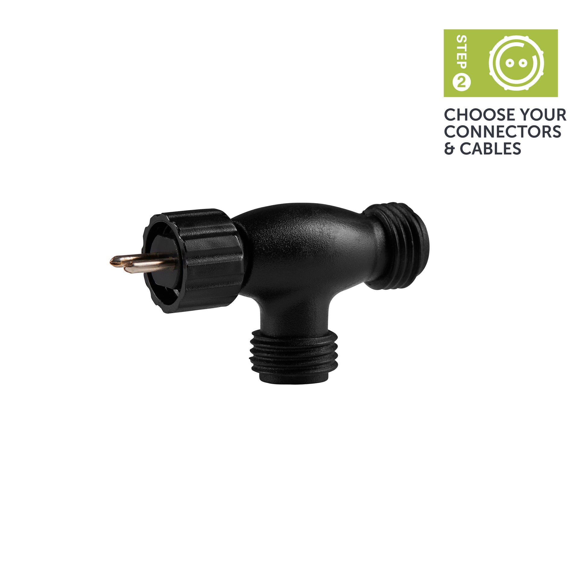 ELLUMIÈRE Low Voltage Outdoor T-Piece Connector