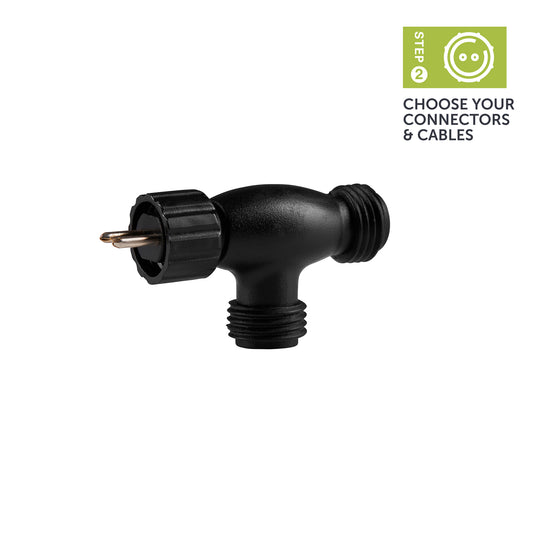 ELLUMIÈRE Low Voltage Outdoor T-Piece Connector